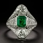 art-deco-emerald-and-diamond-three-stone-dinner-ring