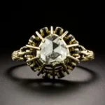 victorian-1-10-carat-rose-cut-diamond-solitaire-engagement-ring
