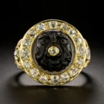 victorian-wind-carved-agate-and-diamond-ring